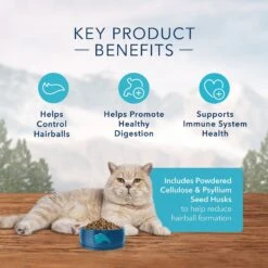 Blue Buffalo Wilderness Chicken Recipe Indoor Hairball Control Grain-Free Dry Cat Food -PurePet Bites Shop 77463 PT5. AC SS1800 V1599081657