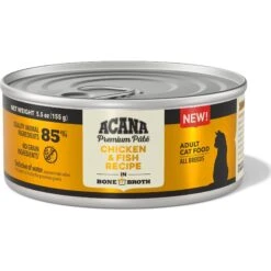 ACANA Chicken + Fish Recipe In Bone Broth Grain-Free Wet Cat Food -PurePet Bites Shop 777366 PT2. AC SS1800 V1681754109