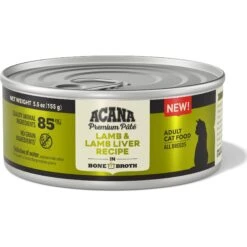 ACANA Lamb + Lamb Liver In Bone Broth Grain-Free Wet Cat Food -PurePet Bites Shop 777398 PT2. AC SS1800 V1681756463