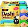 Inaba Dashi Delight Seafood Flavored Variety Pack Bits In Broth Cat Food Topping -PurePet Bites Shop 778574 MAIN. AC SS1800 V1678994169