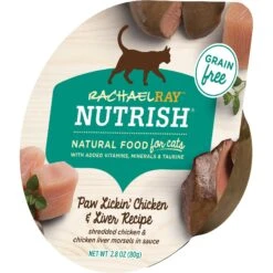 Rachael Ray Nutrish Paw Lickin' Chicken & Liver Recipe Natural Grain-Free Wet Cat Food