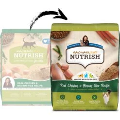Rachael Ray Nutrish Natural Chicken & Brown Rice Recipe Dry Cat Food -PurePet Bites Shop 77993 PT1. AC SS1800 V1691766086