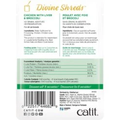Catit Divine Shreds Chicken With Liver & Broccoli Cat Topping, 2.65-oz Bag 7 Catit Divine Shreds Chicken With Liver & Broccoli Cat Topping, 2.65-oz Bag -PurePet Bites Shop 781614 PT2. AC SS1800 V1677076883