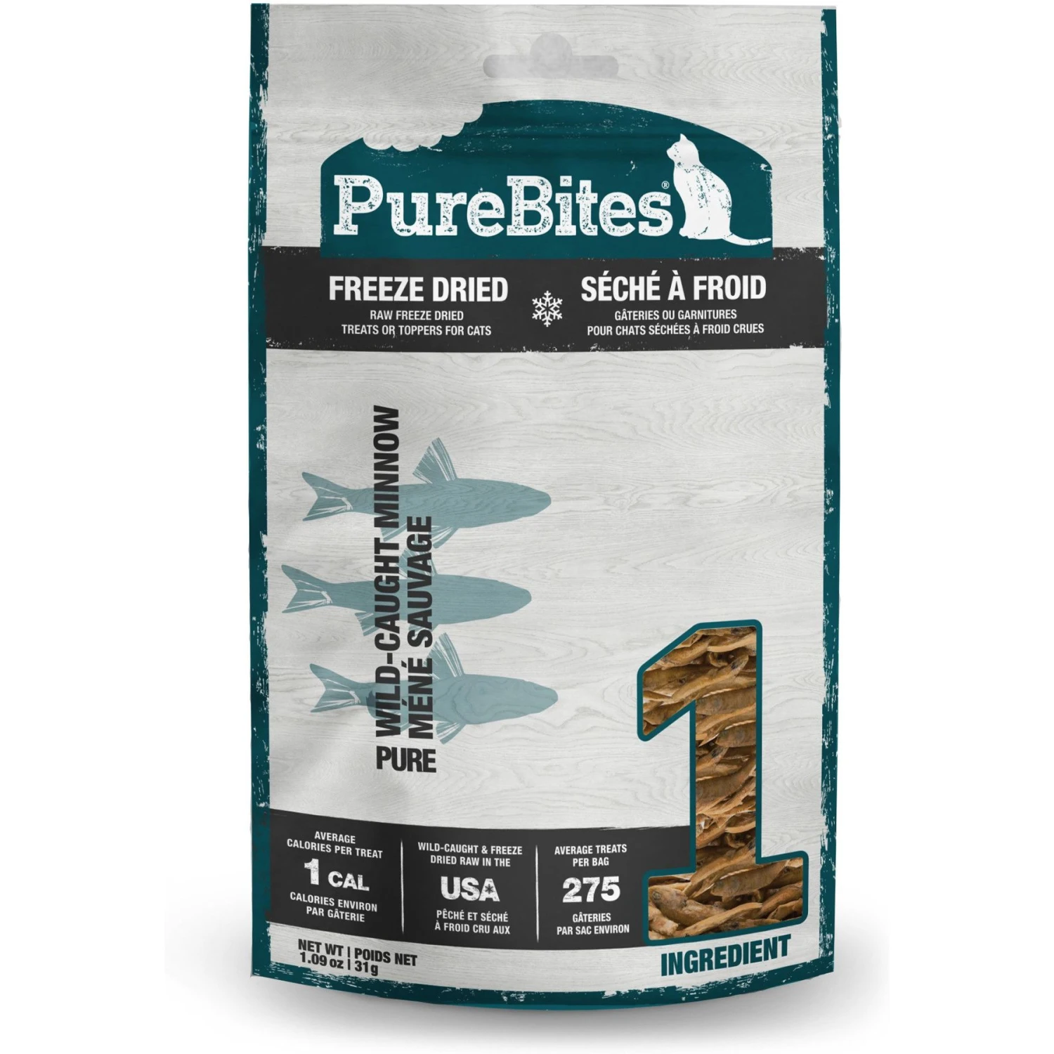 PureBites Chicken Breast Freeze-Dried Raw Cat Treats & PureBites Minnow Freeze-Dried Cat Treat 8 PureBites Chicken Breast Freeze-Dried Raw Cat Treats & PureBites Minnow Freeze-Dried Cat Treat - Image 6