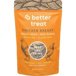 A Better Treat Freeze-Dried Chicken Breast Dog & Cat Treat, 3-oz Bag