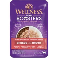 Wellness Bowl Boosters Flaked Salmon & Tuna Wet Cat Topper -PurePet Bites Shop 794814 PT2. AC SS1800 V1678999171