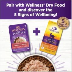 Wellness Bowl Boosters Flaked Salmon & Tuna Wet Cat Topper -PurePet Bites Shop 794814 PT5. AC SS1800 V1679069471