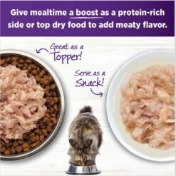 Wellness Bowl Boosters Flaked Salmon & Tuna Wet Cat Topper -PurePet Bites Shop 794814 PT6. AC SS1800 V1679069210