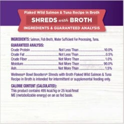 Wellness Bowl Boosters Flaked Salmon & Tuna Wet Cat Topper -PurePet Bites Shop 794814 PT7. AC SS1800 V1679069149