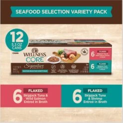 Wellness CORE Signature Select Flaked Sea Variety Pack Wet Cat -PurePet Bites Shop 794838 PT4. AC SS1800 V1679069147