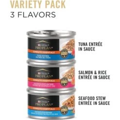 Purina Pro Plan Seafood Favorites Variety Pack Canned Cat Food -PurePet Bites Shop 80332 PT2. AC SS1800 V1689881548