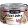 Lotus Just Juicy Turkey Stew Grain-Free Canned Cat Food -PurePet Bites Shop 82163 MAIN. AC SS1800 V1544625161