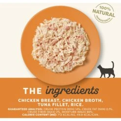 Applaws Limited Ingredient Chicken & Tuna In Broth Canned Wet Cat Food, 2.47-oz Can, Case Of 24 -PurePet Bites Shop 836214 PT2. AC SS1800 V1685462327