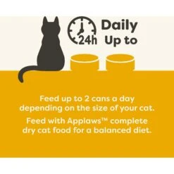 Applaws Limited Ingredient Chicken & Tuna In Broth Canned Wet Cat Food, 2.47-oz Can, Case Of 24 -PurePet Bites Shop 836214 PT4. AC SS1800 V1685525161