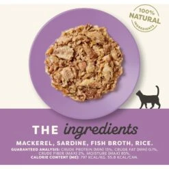 Applaws Limited Ingredient Mackerel & Sardine In Broth Canned Wet Cat Food -PurePet Bites Shop 836230 PT2. AC SS1800 V1685464091