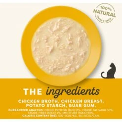 Applaws Chicken Breast In Gravy Limited Ingredient Canned Wet Cat Food, 2.47-oz Can, Case Of 24 11 Applaws Chicken Breast In Gravy Limited Ingredient Canned Wet Cat Food, 2.47-oz Can, Case Of 24 -PurePet Bites Shop 836262 PT2. AC SS1800 V1685468012