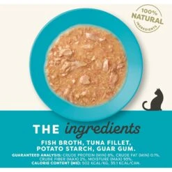 Applaws Tuna Fillet In Gravy Limited Ingredient Canned Wet Cat Food, 2.47-oz Can, Case Of 24 -PurePet Bites Shop 836278 PT2. AC SS1800 V1685465424