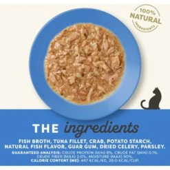 Applaws Tuna Fillet With Crab Recipe In Gravy Limited Ingredient Cat Food Pots, 2.12-oz Pot, Case Of 18 -PurePet Bites Shop 836374 PT3. AC SS1800 V1685464136