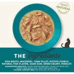 Applaws Ocean Fish Recipe In Gravy Limited Ingredient Cat Food Pots, 2.12-oz Pot, Case Of 18 -PurePet Bites Shop 836390 PT2. AC SS1800 V1687881830