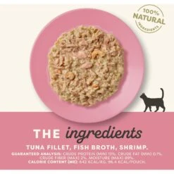 Applaws Tuna With Shrimp In Broth Limited Ingredient Wet Cat Food, 5.3-oz Pouch, Case Of 12 -PurePet Bites Shop 836518 PT2. AC SS1800 V1685461133