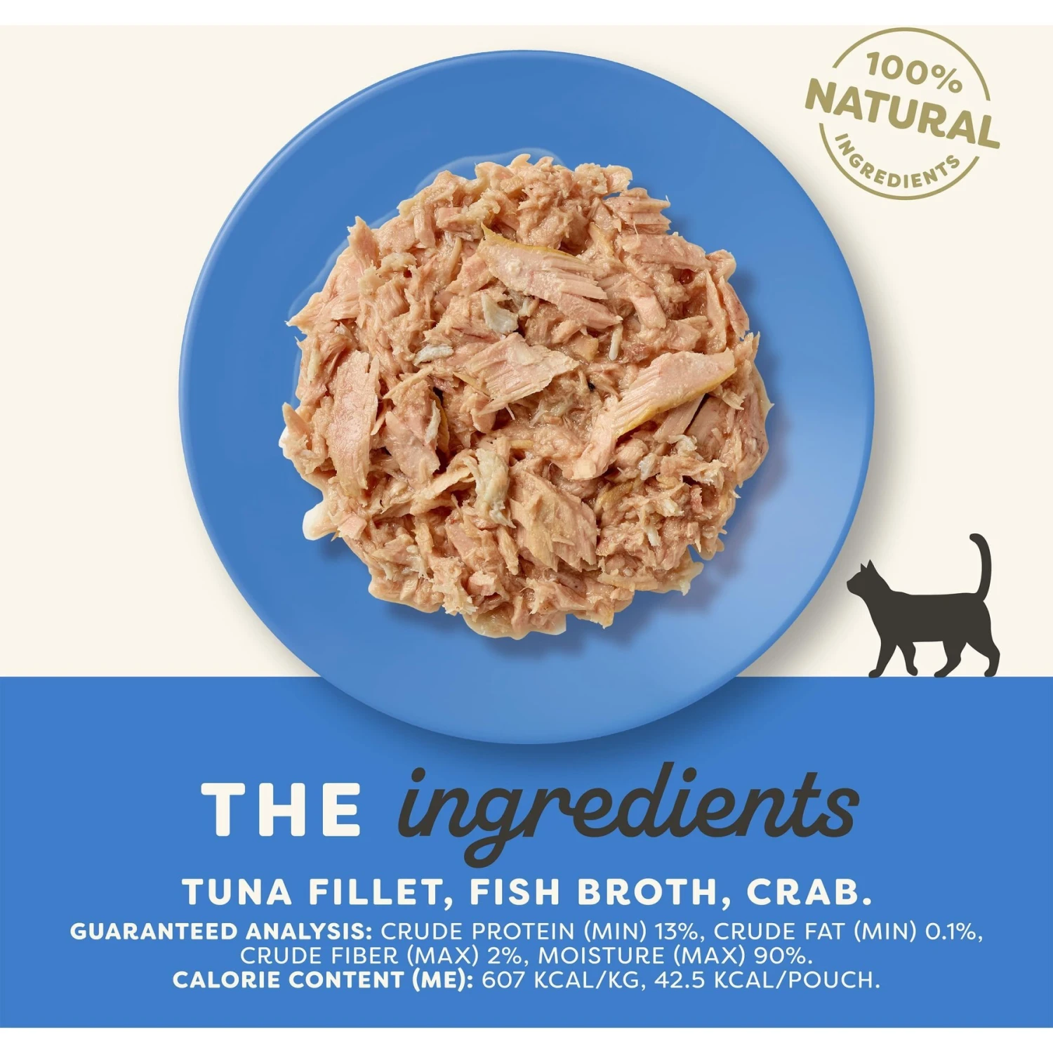 Applaws Tuna With Crab Broth Limited Ingredient Wet Cat Food, 2.47-oz Pouch, Case Of 12 5 Applaws Tuna With Crab Broth Limited Ingredient Wet Cat Food, 2.47-oz Pouch, Case Of 12 - Image 3