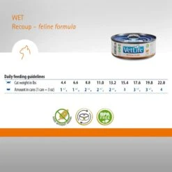 Farmina Vet Life Recoup Recipe Wet Cat Food, 3-oz Can, Case Of 12 -PurePet Bites Shop 838182 PT5. AC SS1800 V1703880350