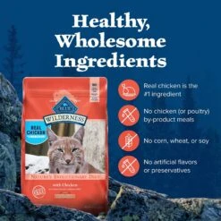 Blue Buffalo Wilderness Indoor Hairball & Weight Control Chicken Recipe Grain-Free Dry Cat Food -PurePet Bites Shop 84161 PT5. AC SS1800 V1689358017