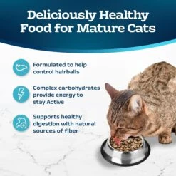 Blue Buffalo Tastefuls Hairball Control Natural Chicken & Brown Rice Recipe Adult 7+ Dry Cat Food -PurePet Bites Shop 84170 PT3. AC SS1800 V1692646635