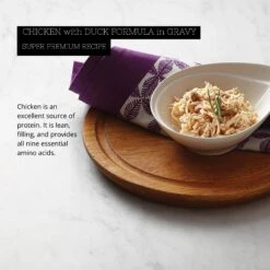 Fussie Cat Gold Chicken & Duck Formula In Gravy Grain-Free Wet Cat Food -PurePet Bites Shop 84201 PT1. AC SS1800 V1642550516