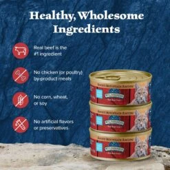 Blue Buffalo Wilderness Rocky Mountain Recipe Red Meat Feast Adult Grain-Free Canned Cat Food -PurePet Bites Shop 84205 PT5. AC SS1800 V1646793389