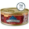 Blue Buffalo Wilderness Rocky Mountain Recipe Flaked Red Meat Feast Adult Grain-Free Canned Cat Food -PurePet Bites Shop 84211 MAIN. AC SS1800 V1646779732
