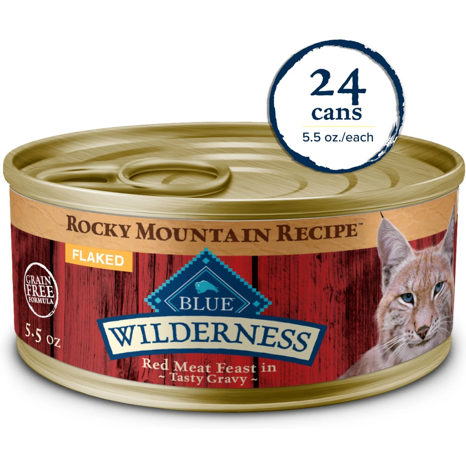 Blue Buffalo Wilderness Rocky Mountain Recipe Flaked Red Meat Feast Adult Grain-Free Canned Cat Food 3 Blue Buffalo Wilderness Rocky Mountain Recipe Flaked Red Meat Feast Adult Grain-Free Canned Cat Food