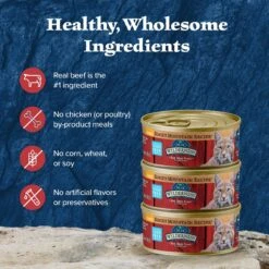 Blue Buffalo Wilderness Rocky Mountain Recipe Flaked Red Meat Feast Adult Grain-Free Canned Cat Food 14 Blue Buffalo Wilderness Rocky Mountain Recipe Flaked Red Meat Feast Adult Grain-Free Canned Cat Food -PurePet Bites Shop 84211 PT5. AC SS1800 V1646787690