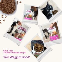 Health Extension Grain-Free Turkey & Salmon Recipe Dry Cat Food -PurePet Bites Shop 84265 PT6. AC SS1800 V1595642460