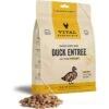 Vital Essentials Duck Entree Cat Food Mini Nibs Grain-Free Freeze-Dried Raw Cat Food, 8-oz Bag -PurePet Bites Shop 846326 MAIN. AC SS1800 V1685990250