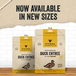 Vital Essentials Duck Entree Cat Food Mini Nibs Grain-Free Freeze-Dried Raw Cat Food, 8-oz Bag 10 Vital Essentials Duck Entree Cat Food Mini Nibs Grain-Free Freeze-Dried Raw Cat Food, 8-oz Bag -PurePet Bites Shop 846326 PT2. AC SS1800 V1685991700