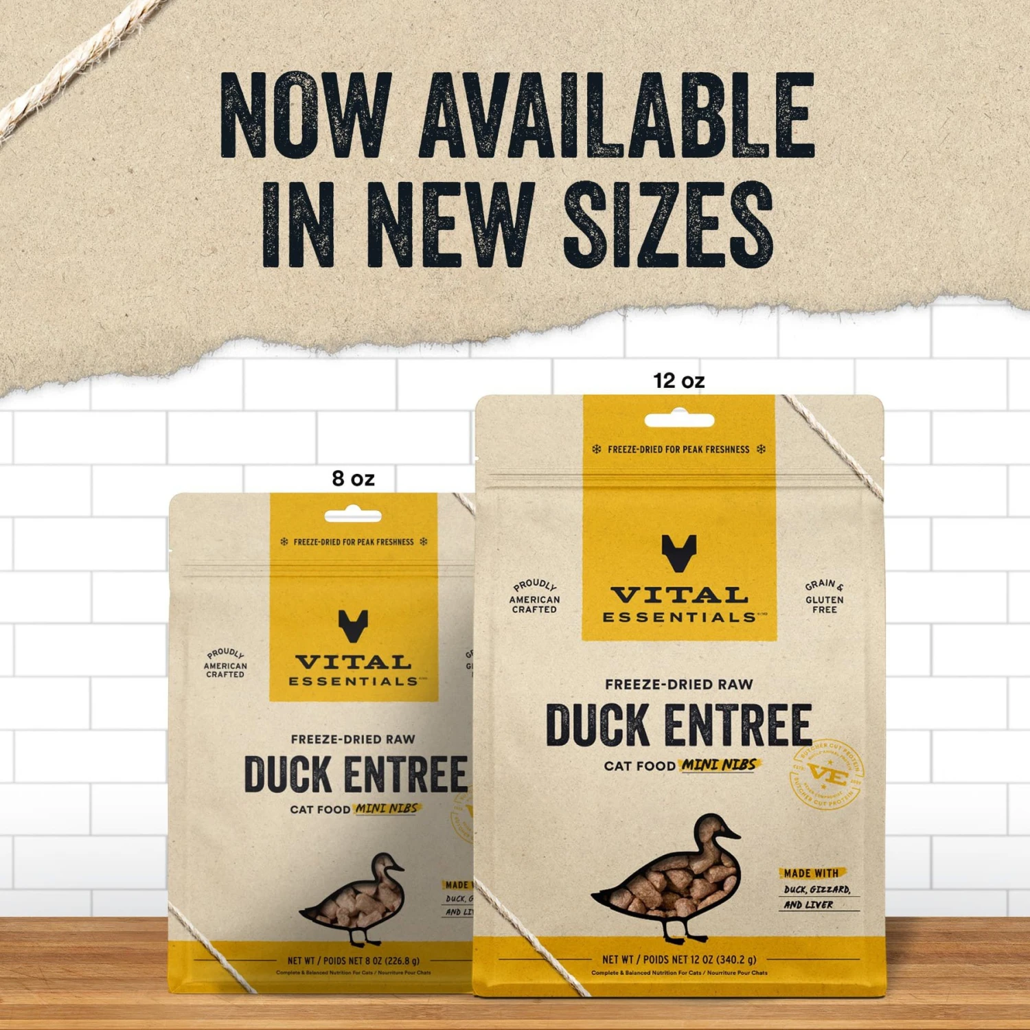 Vital Essentials Duck Entree Cat Food Mini Nibs Grain-Free Freeze-Dried Raw Cat Food, 8-oz Bag 5 Vital Essentials Duck Entree Cat Food Mini Nibs Grain-Free Freeze-Dried Raw Cat Food, 8-oz Bag - Image 3