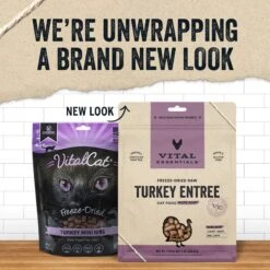 Vital Essentials Freeze-Dried Raw Turkey Entree Cat Food, 8-oz Bag 10 Vital Essentials Freeze-Dried Raw Turkey Entree Cat Food, 8-oz Bag -PurePet Bites Shop 850974 PT2. AC SS1800 V1683899040