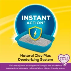 Tidy Cats Instant Action Scented Clumping Clay Cat Litter & Cat Chow Indoor Hairball & Healthy Weight Dry Cat Food -PurePet Bites Shop 854246 PT7. AC SS1800 V1693946749