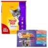 Meow Mix Original Choice Dry Cat Food & Purina Friskies Seafood & Chicken Pate Favorites Variety Pack Wet Cat Food, 5.5-oz Can, Case Of 40 -PurePet Bites Shop 854294 MAIN. AC SS1800 V1683744274