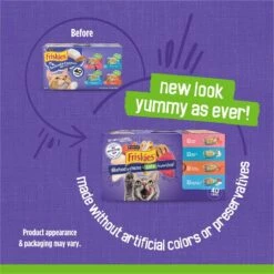 Meow Mix Original Choice Dry Cat Food & Purina Friskies Seafood & Chicken Pate Favorites Variety Pack Wet Cat Food, 5.5-oz Can, Case Of 40 -PurePet Bites Shop 854294 PT6. AC SS1800 V1683744269