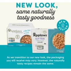 Applaws Tuna Fillet In Broth Limited Ingredient Wet Kitten Food, 2.47-oz Can, Case Of 6 -PurePet Bites Shop 855630 PT1. AC SS1800 V1685459848