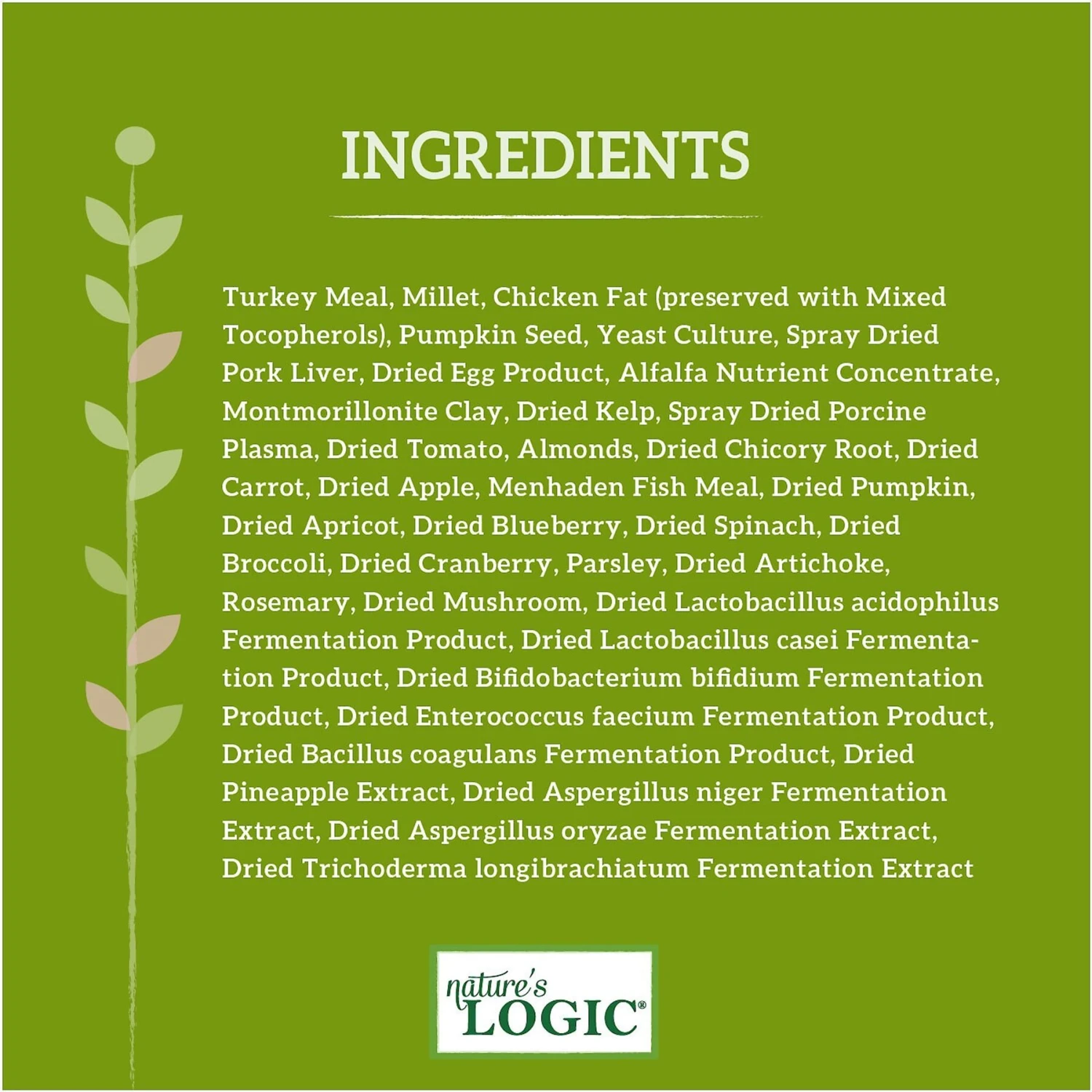 Nature's Logic Feline Turkey Meal Feast All Life Stages Dry Cat Food 9 Nature's Logic Feline Turkey Meal Feast All Life Stages Dry Cat Food - Image 7