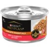 Purina Pro Plan Beef & Carrots Entree In Gravy Canned Cat Food -PurePet Bites Shop 86240 MAIN. AC SS1800 V1634254596