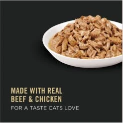 Purina Pro Plan Beef & Chicken Entree In Gravy Canned Cat Food -PurePet Bites Shop 86285 PT1. AC SS1800 V1634247770
