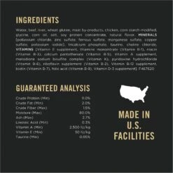 Purina Pro Plan Beef & Chicken Entree In Gravy Canned Cat Food -PurePet Bites Shop 86285 PT4. AC SS1800 V1634248618