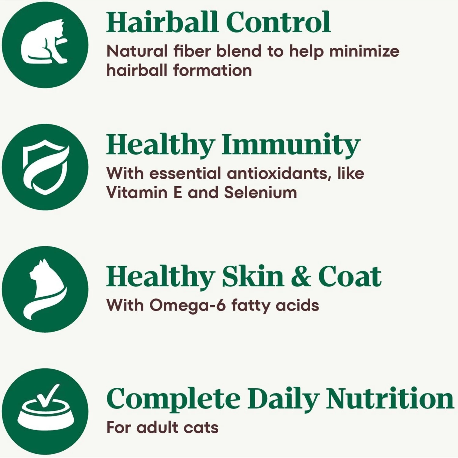 Nutro Wholesome Essentials Hairball Control Chicken & Brown Rice Recipe Adult Dry Cat Food 10 Nutro Wholesome Essentials Hairball Control Chicken & Brown Rice Recipe Adult Dry Cat Food - Image 8