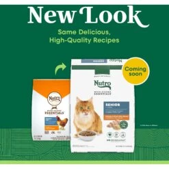 Nutro Wholesome Essentials Chicken & Brown Rice Recipe Senior Dry Cat Food -PurePet Bites Shop 86792 PT1. AC SS1800 V1702666065