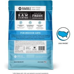 BIXBI Rawbble Dry Food Chicken Salmon Recipe For Indoor Cats, 3-lb Bag 11 BIXBI Rawbble Dry Food Chicken Salmon Recipe For Indoor Cats, 3-lb Bag -PurePet Bites Shop 870966 PT1. AC SS1800 V1691515597
