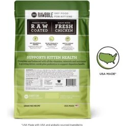 BIXBI Rawbble Dry Food Chicken Recipe For Kittens, 2.5-lb Bag 11 BIXBI Rawbble Dry Food Chicken Recipe For Kittens, 2.5-lb Bag -PurePet Bites Shop 871030 PT1. AC SS1800 V1691515656